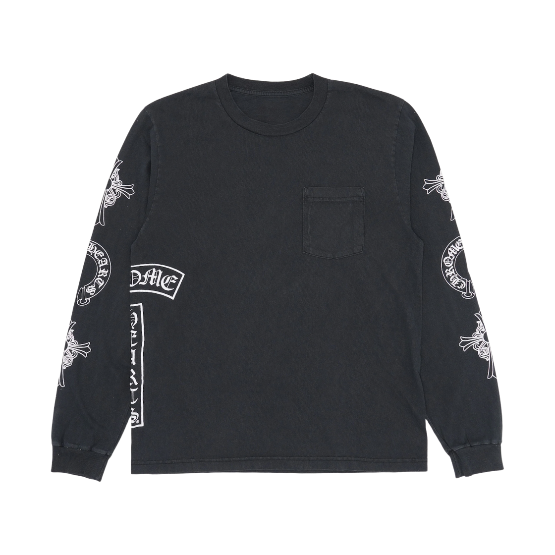 - Chrome Hearts Soap & Water Pocket LS T-Shirt Black