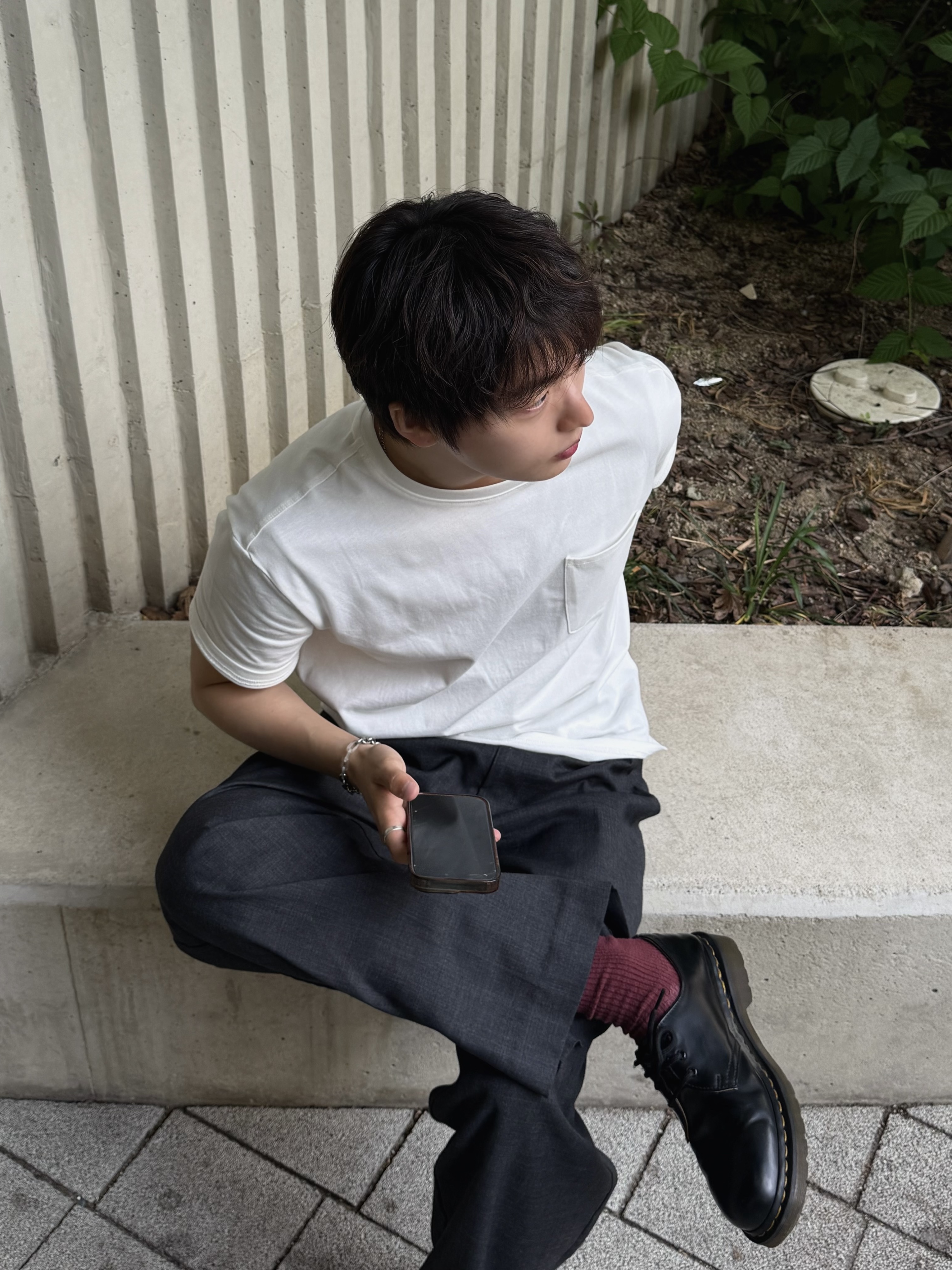 Dr. Martens 1461 Smooth Black 착용 스타일 - 1