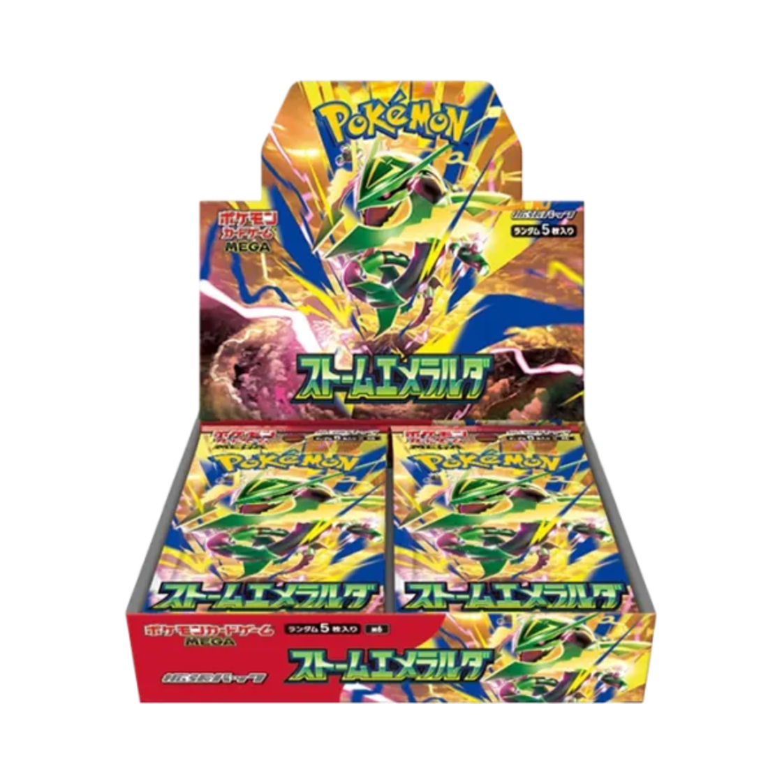포켓몬 TCG 메가 확장팩 스톰 에메랄드 1박스 (30팩/일어판)(Pokemon TCG MEGA Expansion Pack Storm Emeralda 1 Box (Pack of 30/Japanese Ver.))