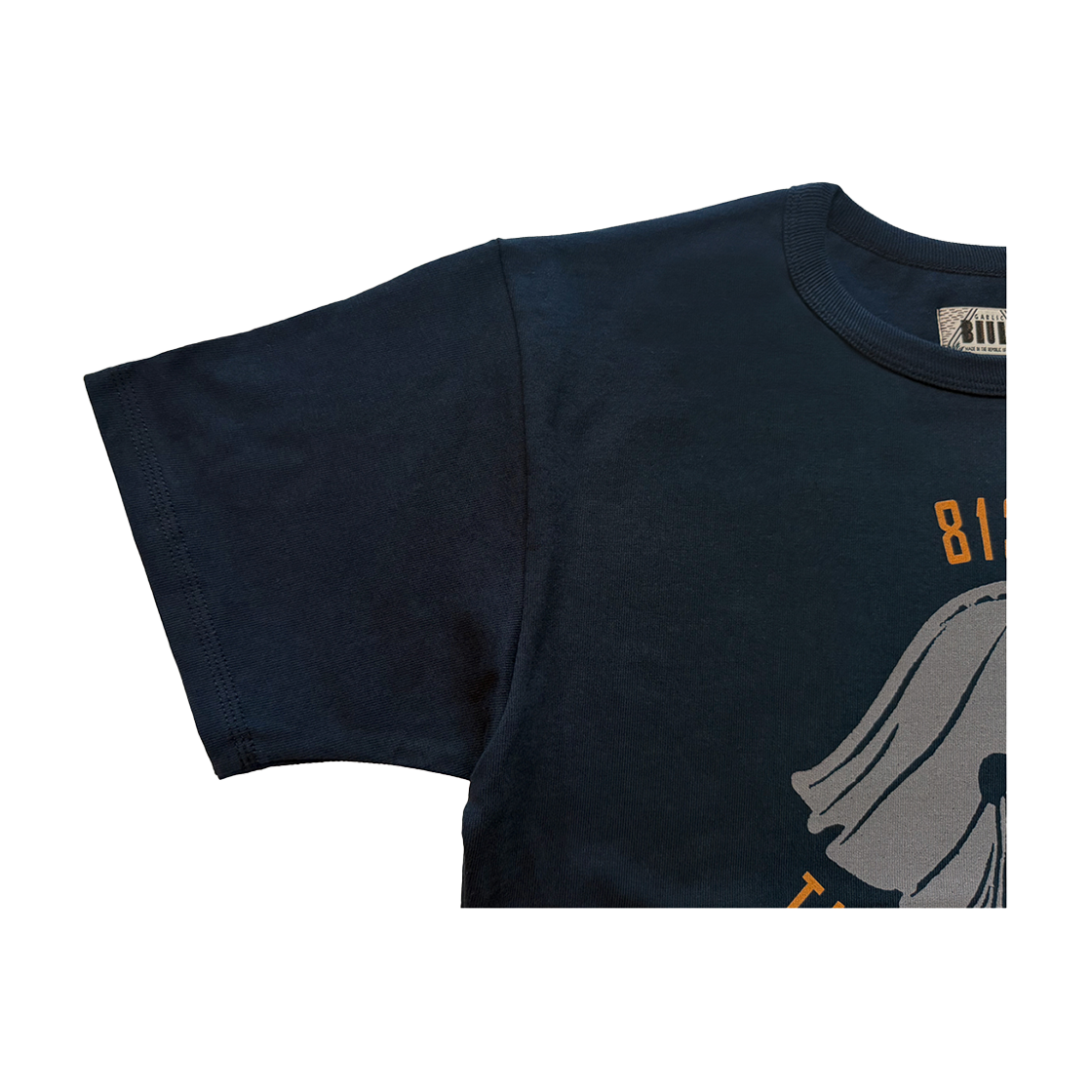 갈릭블루스 하회 탈 티셔츠 네이비(GARLICBLUES Hahoe Tal T-Shirt Navy) - 4