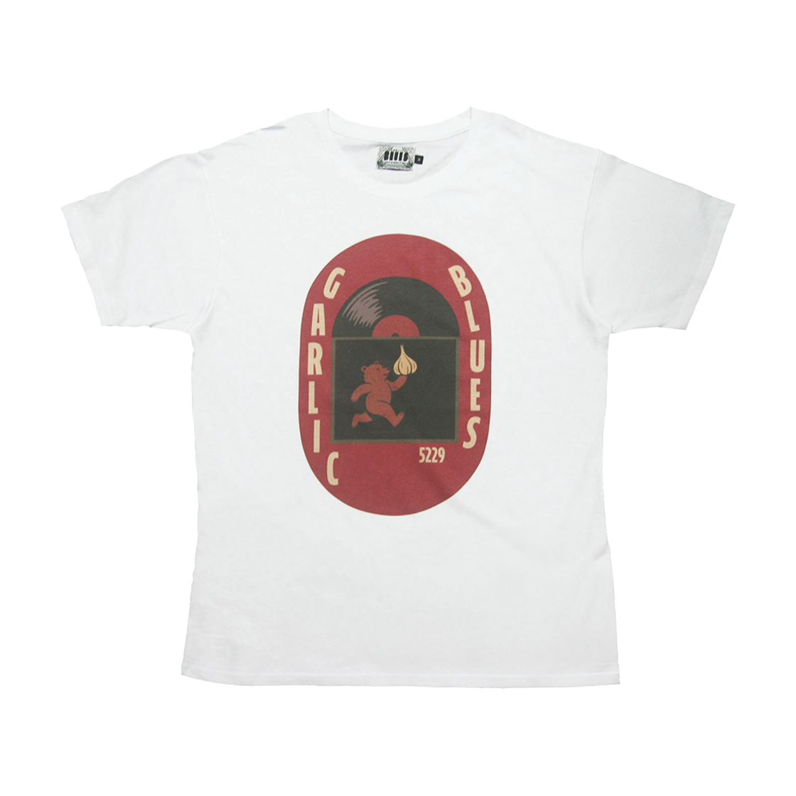 갈릭블루스 01 "런" 티셔츠 화이트(GARLICBLUES 01 "Run" T-Shirt White)