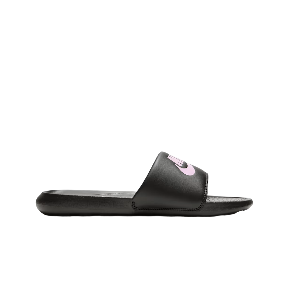 CN9677-002 Nike Victori One Slides Black Black Light Arctic Pink