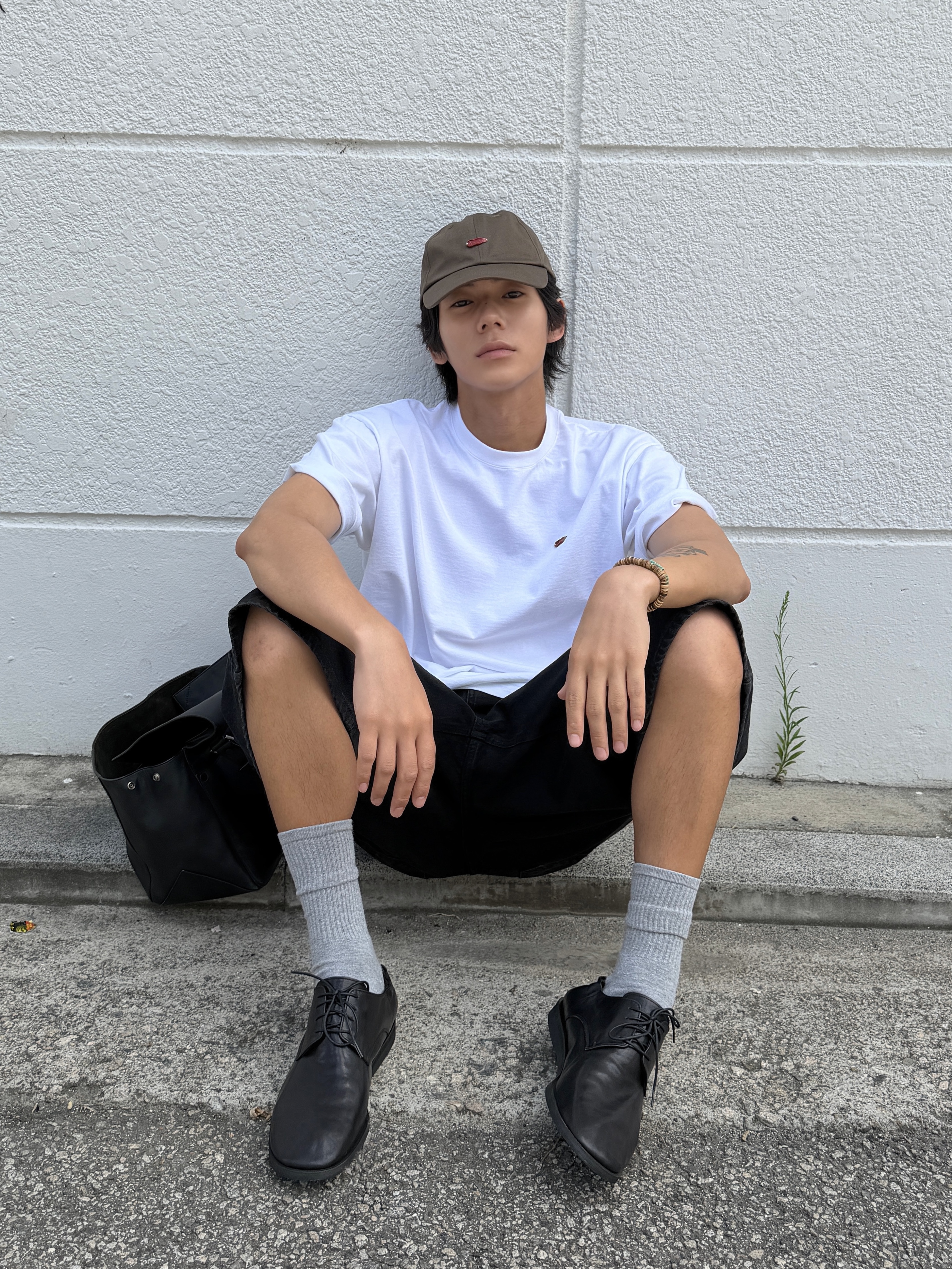 AKRYL Icon Cap Maron - 26FW 착용 스타일 - 1