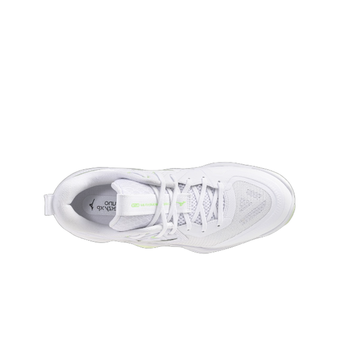 (W) 미즈노 웨이브 모멘텀 엘리트 화이트 그린((W) Mizuno Wave Momentum Elite White Green) - 2