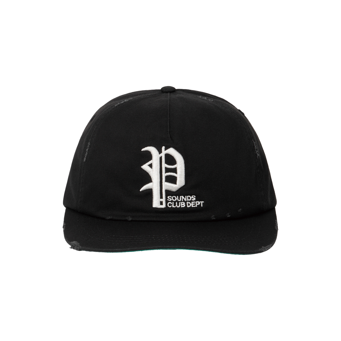 피드파이퍼 피 로고 워시드 캡 블랙(PIEDPIPER P Logo Washed Cap Black) - 2