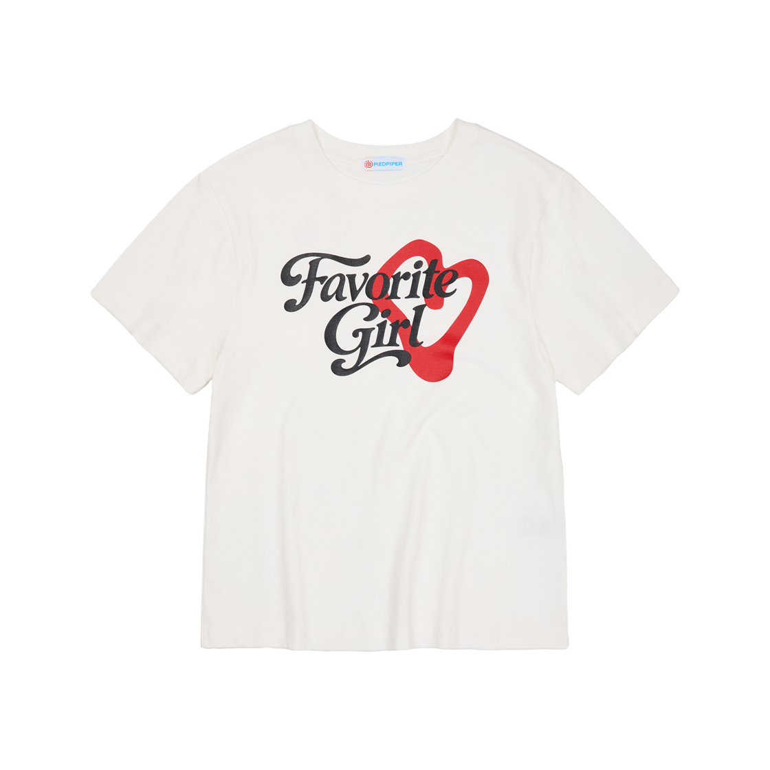 피드파이퍼 페이보릿 걸 티셔츠 화이트(PIEDPIPER Favorite Girl T-Shirt White)
