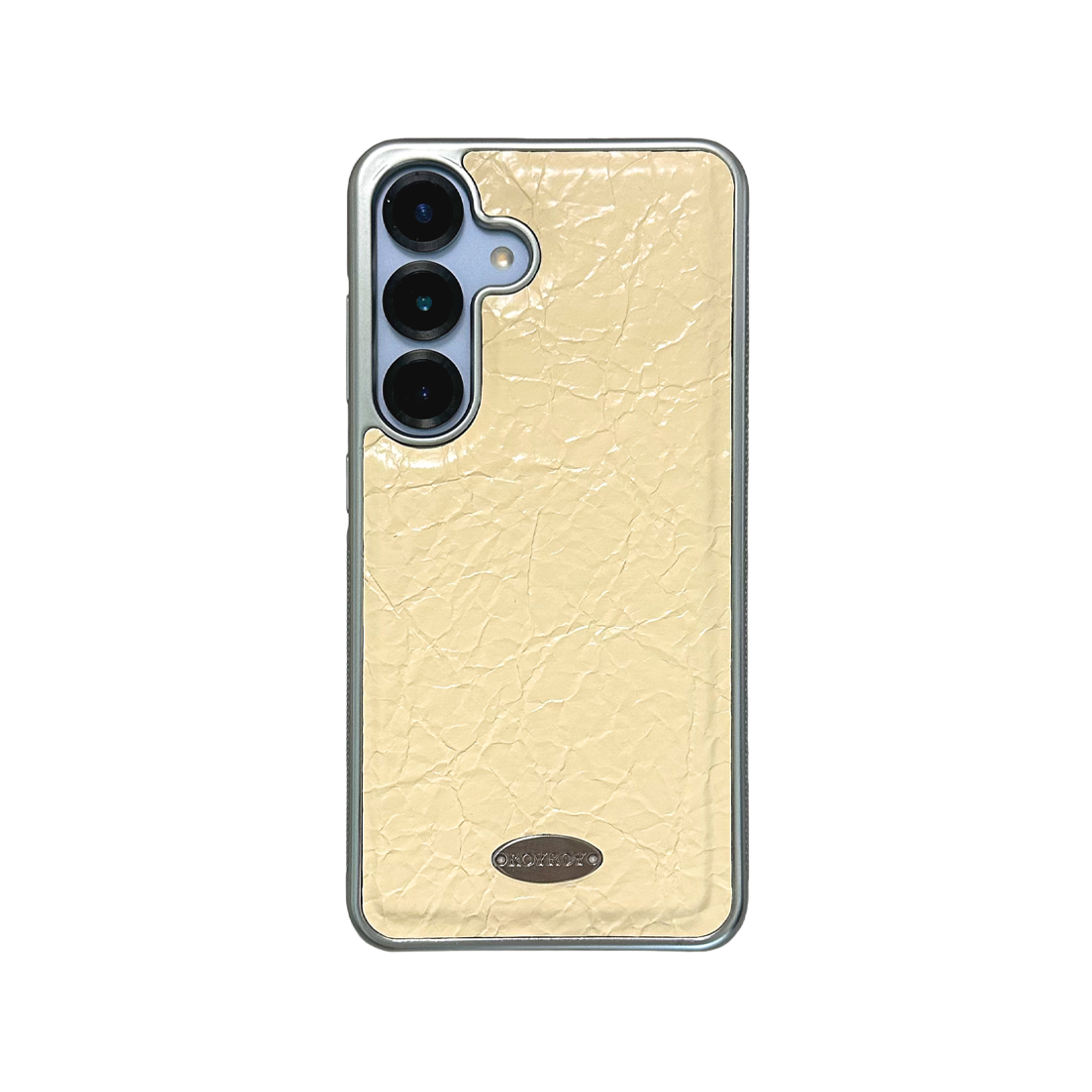 로이로이 크랙 레더 맥세이프 갤럭시 케이스 옐로우(ROYROY MagSafe Yellow Crack Leather Galaxy Case)