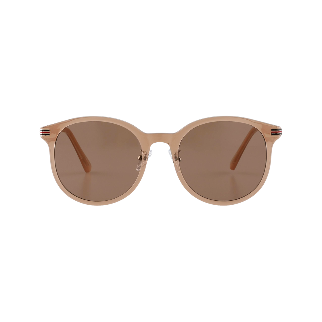 YOKI C4 연브라운 2DITOR YOK Daily Round UV Blocking Nylon Lens Sunglasses C3 Light Brown
