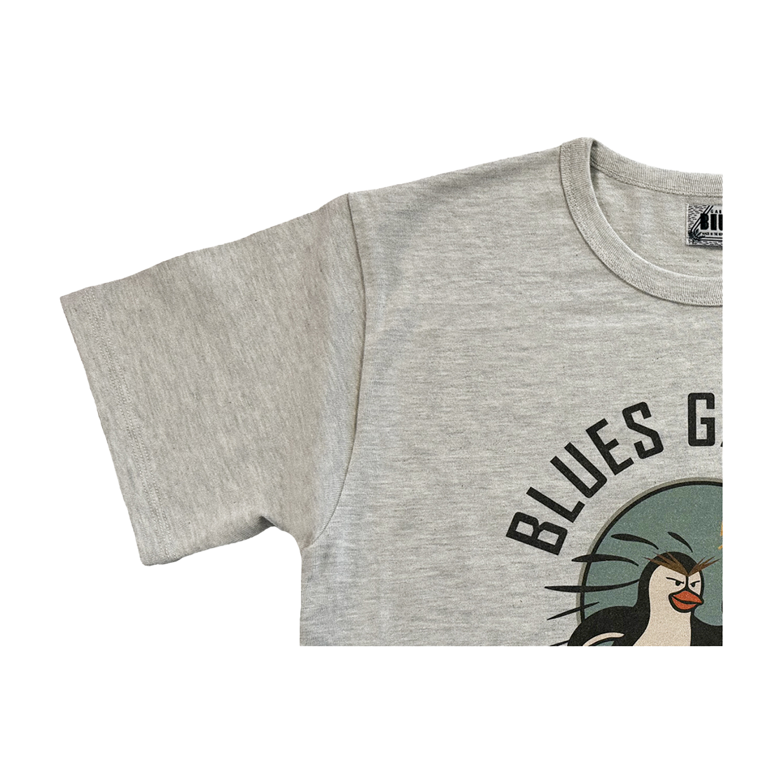 갈릭블루스 "런" 펭귄 티셔츠 오트밀(GARLICBLUES "Run" Penguin T-Shirt Oatmeal) - 4