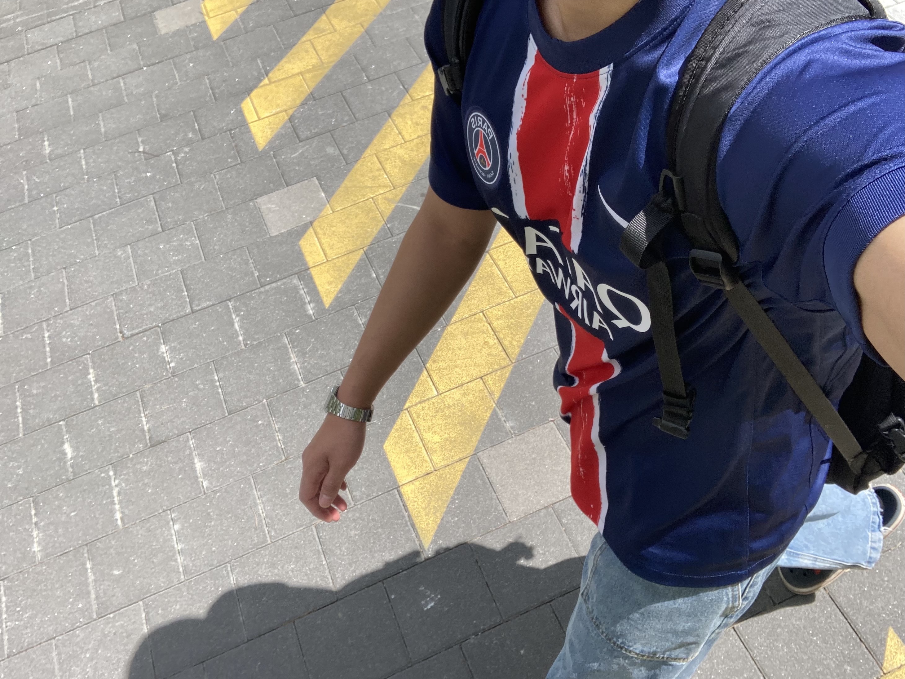 Nike Paris Saint-Germain 2024/25 Dri-Fit Stadium Home Replica Jersey Midnight Navy (Non Marking Ver.) 착용 스타일