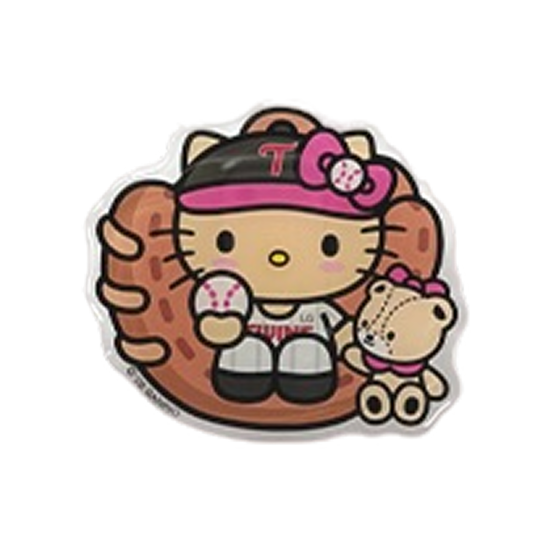 LG 트윈스 x 태닝 헬로 키티 마그네틱 스마트톡 글러브(LG Twins x Tanning Hello Kitty Magnetic Smarttok Glove)