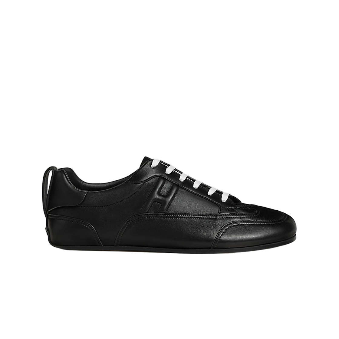 H261956ZH01 Hermes May Derby Shoe Nappa Leather & Noir