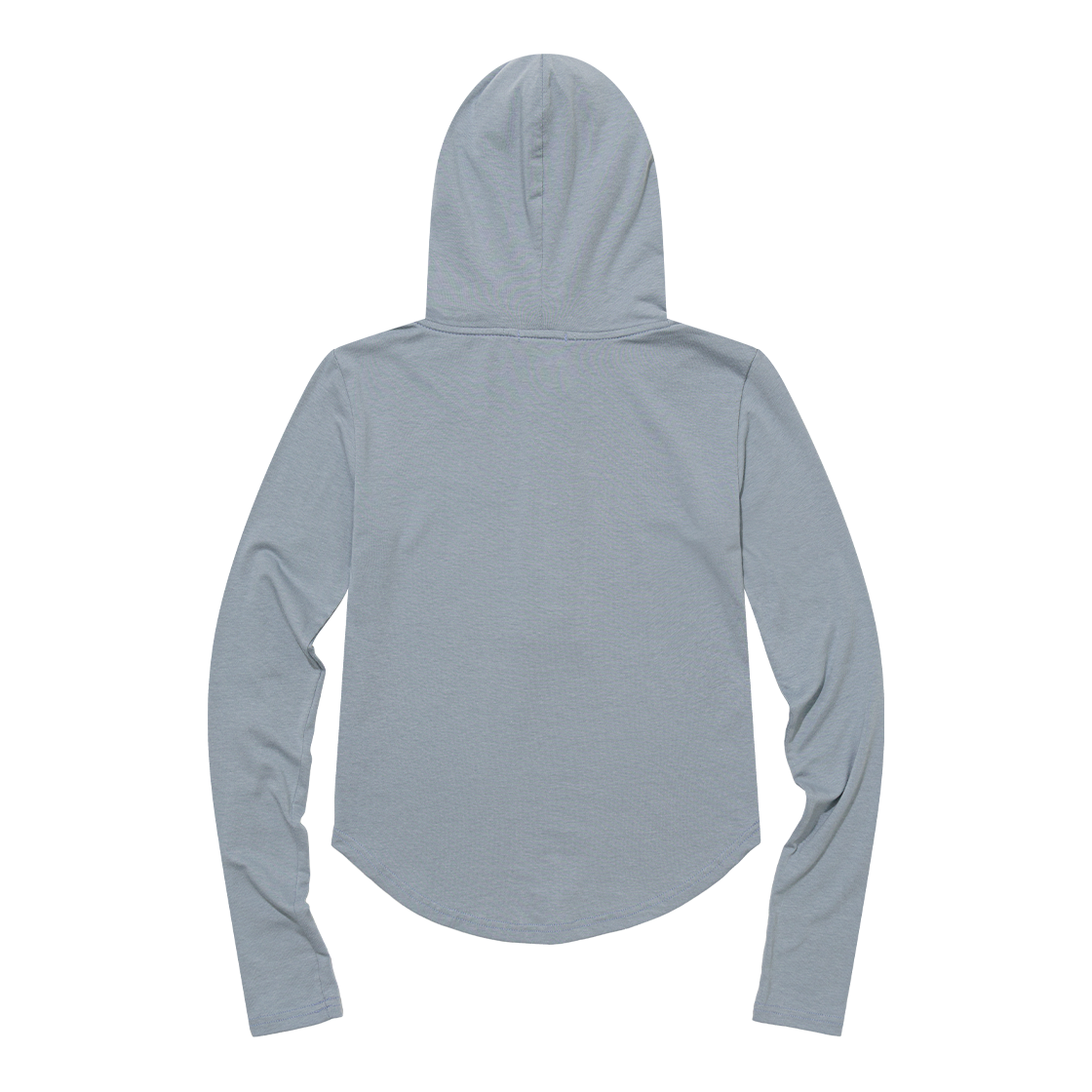 어글리쉐도우 슬림 롱 버튼 후디 탑(블루)(Uglyshadow Slim Long Button Hoodie Top(Blue)) - 2