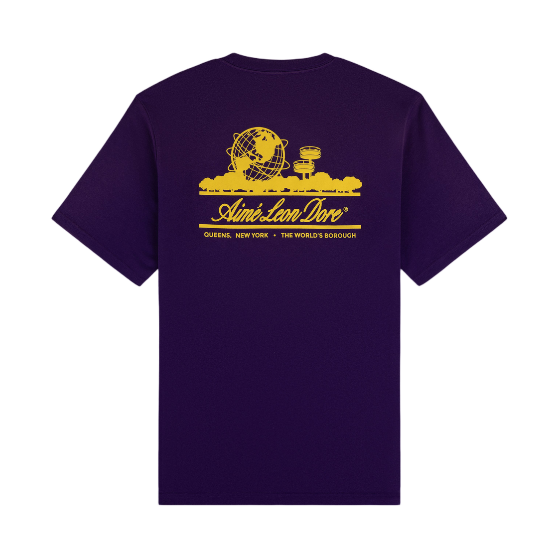 - Aime Leon Dore Sun Faded Unisphere T-Shirt Petunia