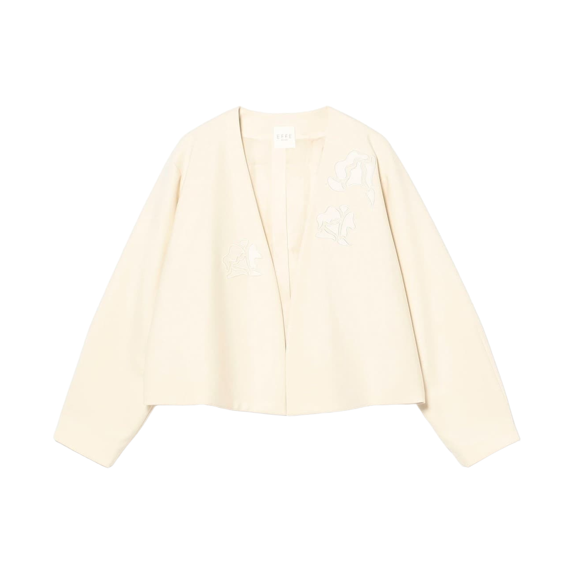 (W) 에페 빔즈 플라워 패치 자켓 솔트((W) Effe Beams Flower Patch Jacket Salt)