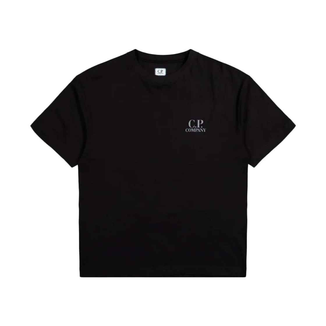 [17% 쿠폰] C.P. 컴퍼니 30/1 저지 숏슬리브 로고 티셔츠 블랙 - 26SS([17% 쿠폰] C.P. Company 30/1 Jersey Short Sleeve Logo T-Shirt Black - 26SS) - 1