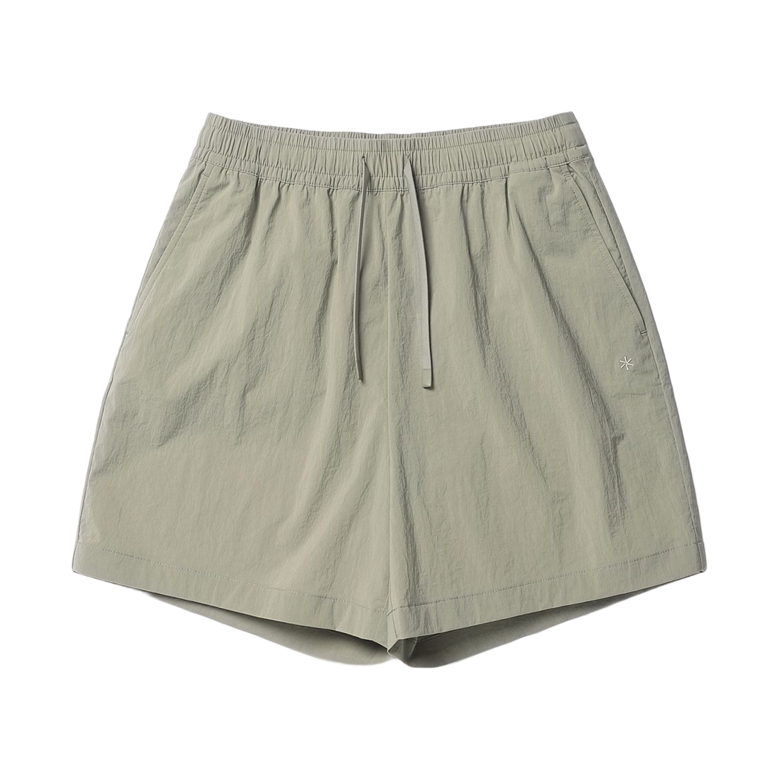 (W) 스노우 피크 루트 쇼츠 카키 그레이((W) Snow Peak Root Shorts Khaki Grey)