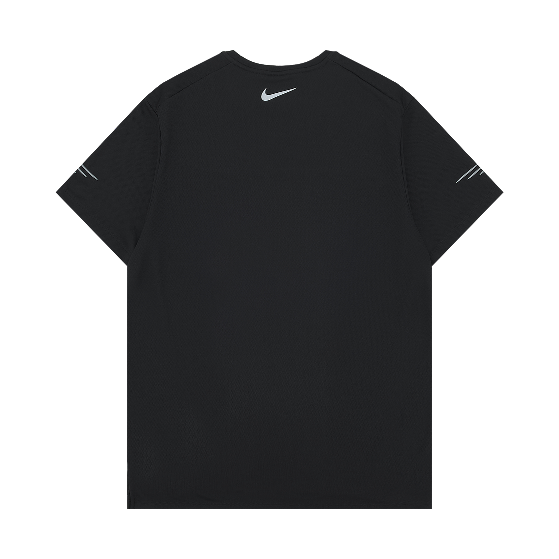 나이키 마일러 플래쉬 드라이핏 UV 숏슬리브 러닝 탑 블랙 - 아시아(Nike Miler Flash Dri-Fit UV Short Sleeve Running Top Black - Asia) - 2