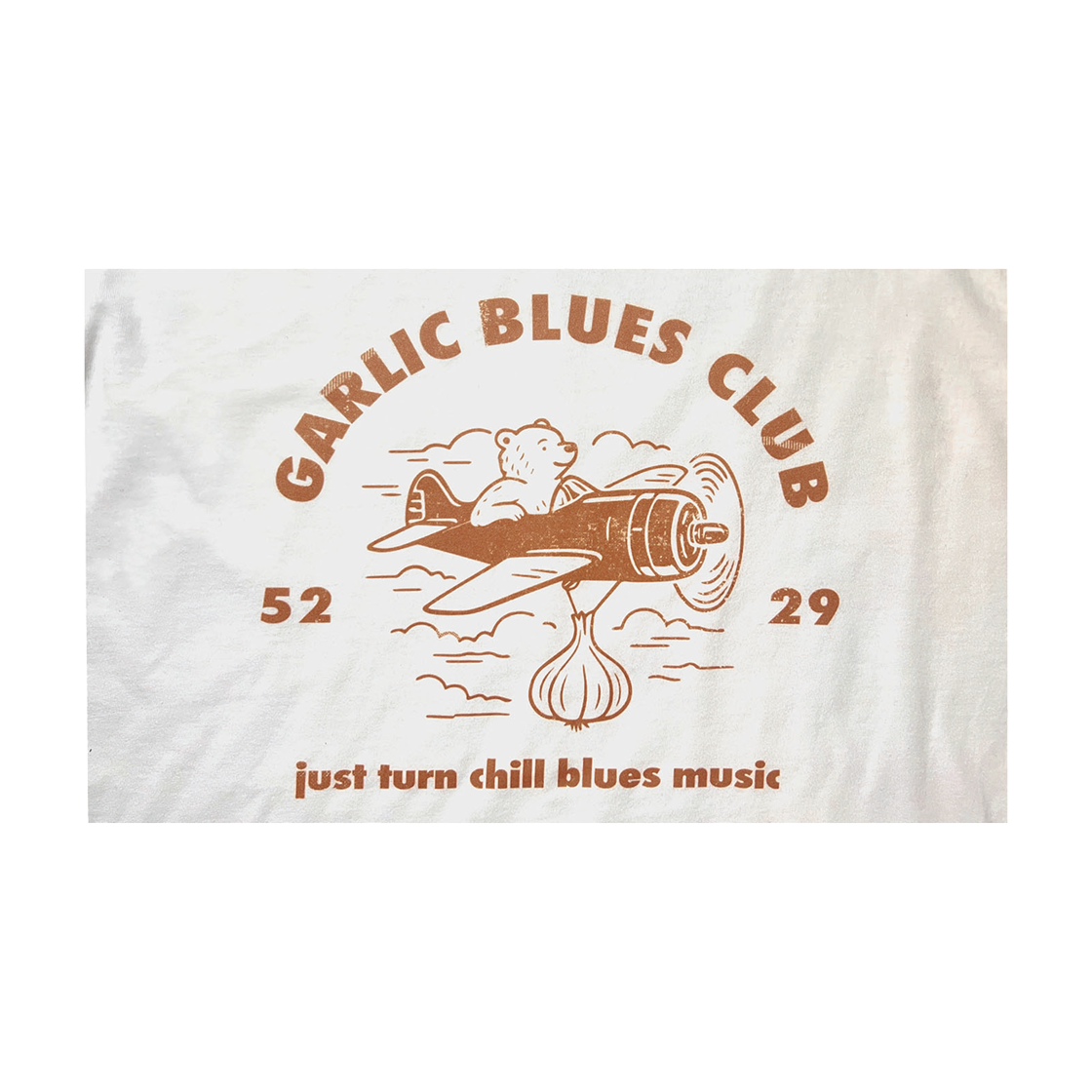 갈릭블루스 03 "플라잉" 링거 티셔츠 화이트(GARLICBLUES 03 "Flying" Ringer T-Shirt White) - 3