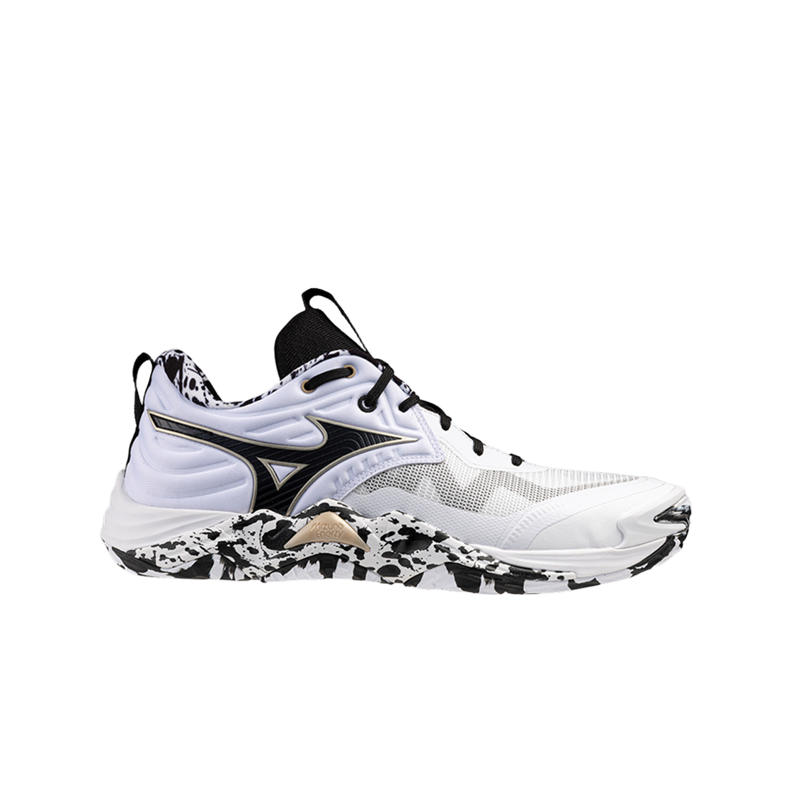 V1GA251241 Mizuno Wave Momentum Elite White Black