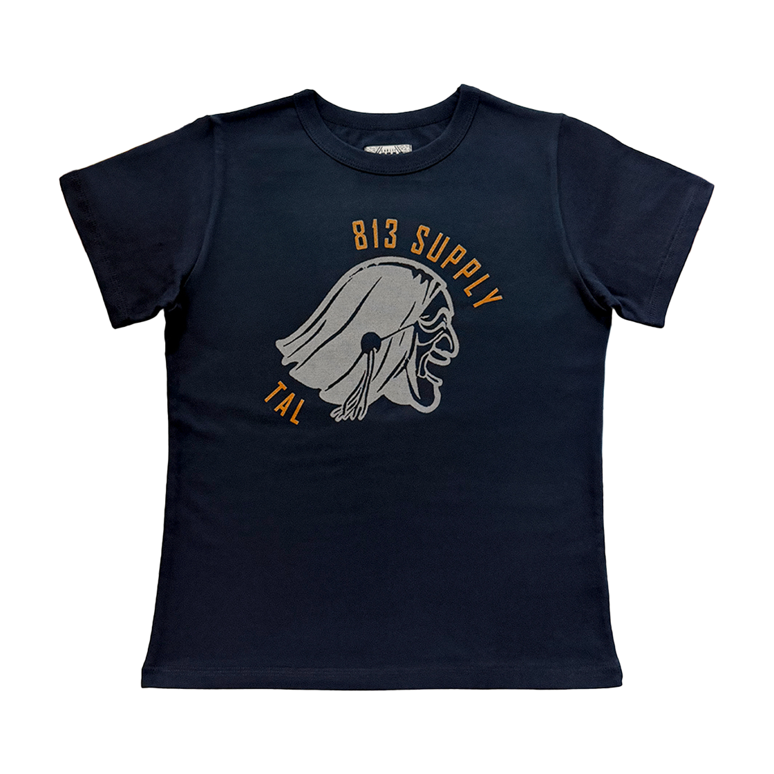 갈릭블루스 하회 탈 티셔츠 네이비(GARLICBLUES Hahoe Tal T-Shirt Navy) - 1