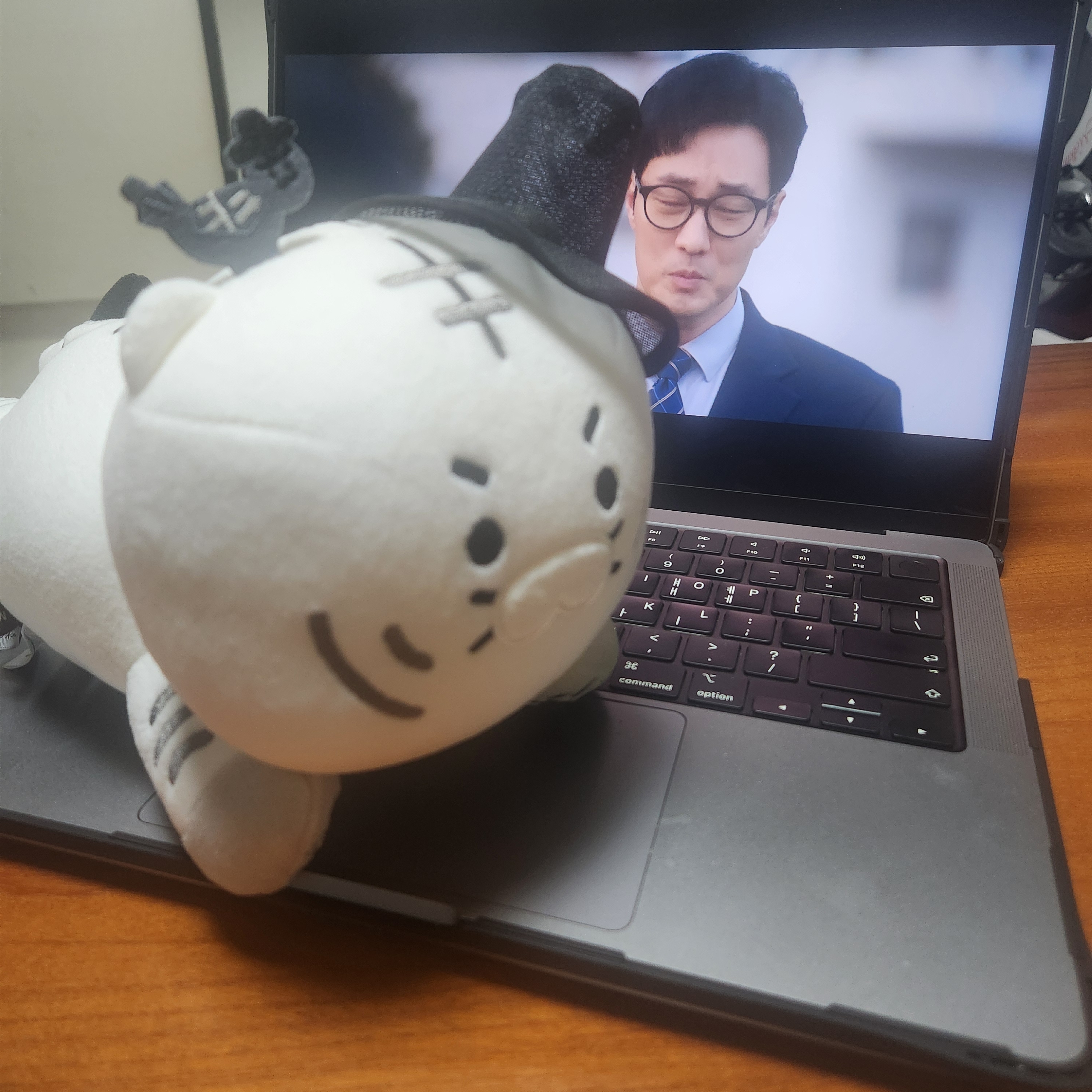 Muds x Kakao Friends Chunshik Tiger & Magpie Mini Pillow, Apple 2023 MacBook Pro 14 M2 Pro 10-Core 512GB SSD / 16GB RAM Space Gray (Korean Ver.) ์ฐฉ์ฉ ์คํ์ผ