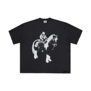 MJD Oversized Cowboy T-Shirt Black