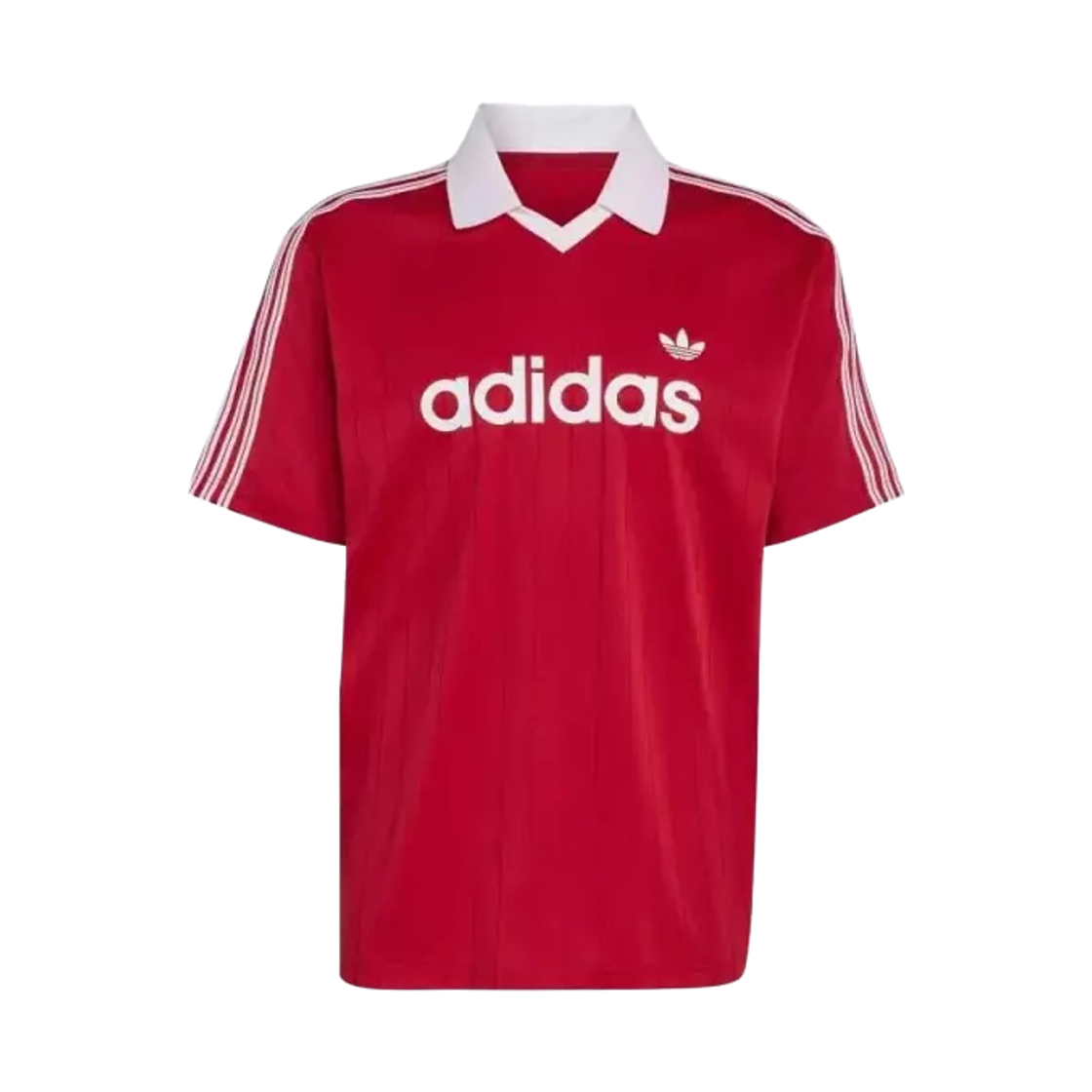 KS7455 Adidas Drop Needle Jersey Team Victory Red White - KR Sizing