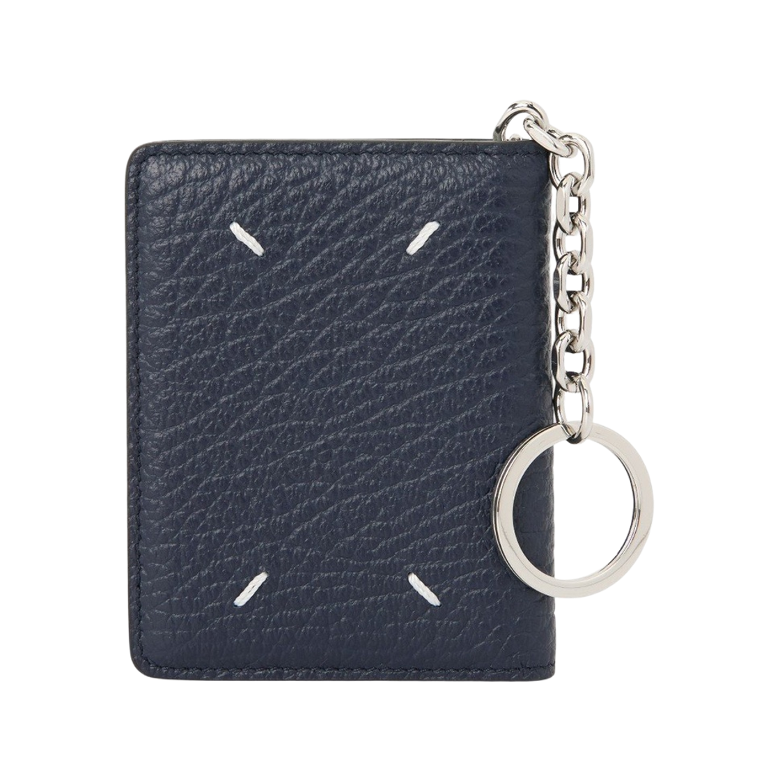 S56UI0128P8844HB394 Maison Margiela Keyring Card Holder Navy