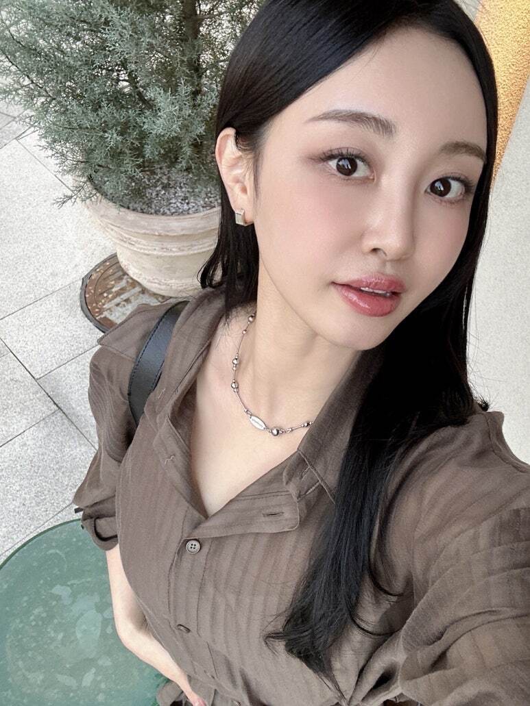 Riomeu Silver Melody Necklace 착용 스타일 - 1