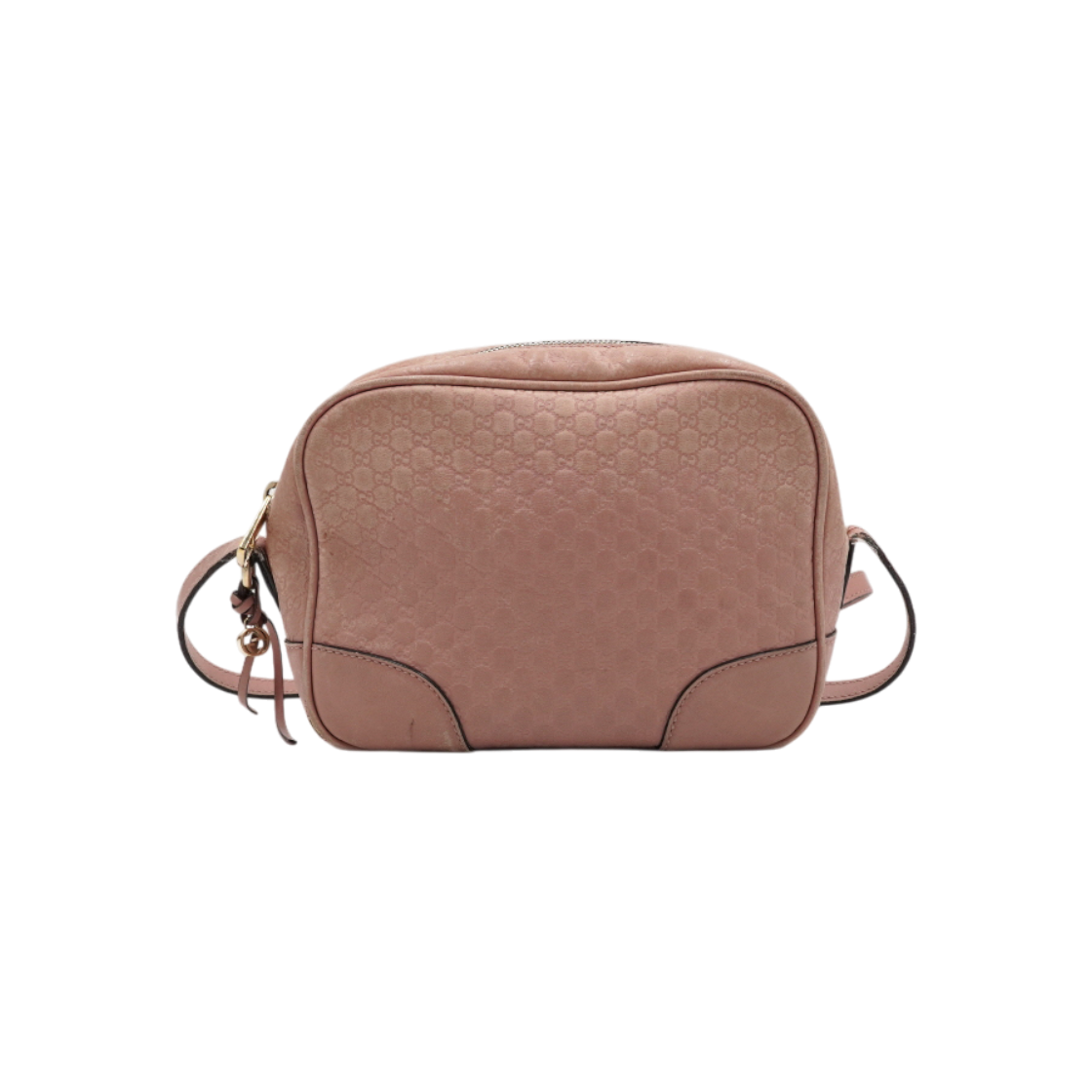 ITW9P64S7B3B Gucci 449413 Pink GG Micro Shimmer Leather Disco Shoulder Bag & Crossbody