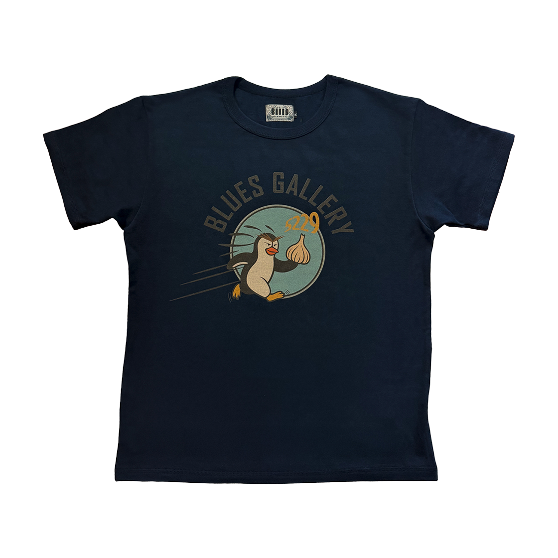 갈릭블루스 "RUN" 펭귄 티셔츠 네이비(GARLICBLUES "Run" Penguin T-Shirt Navy) - 6
