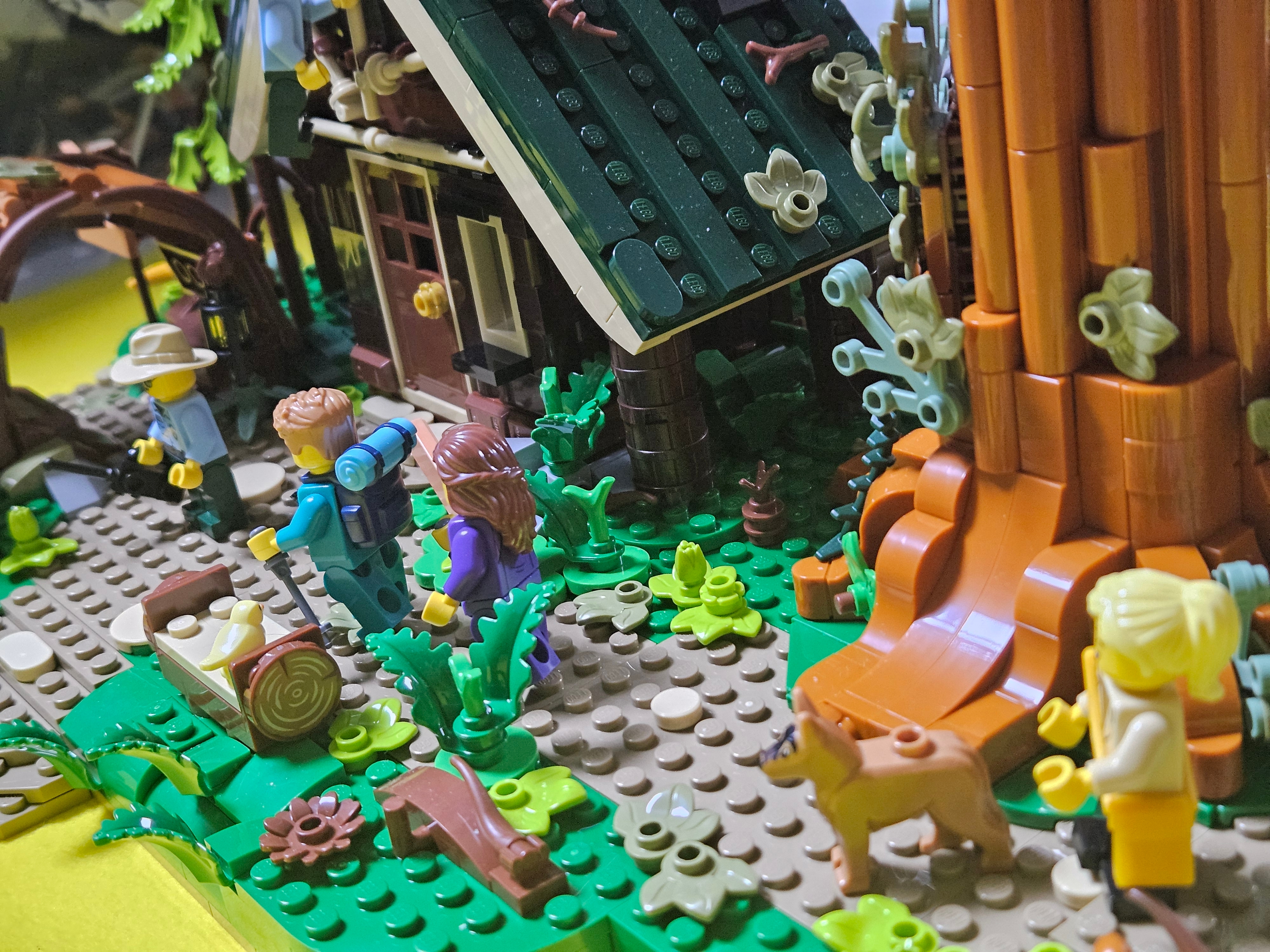 Lego Bricklink Sequoia Tree Trail 착용 스타일 - 5