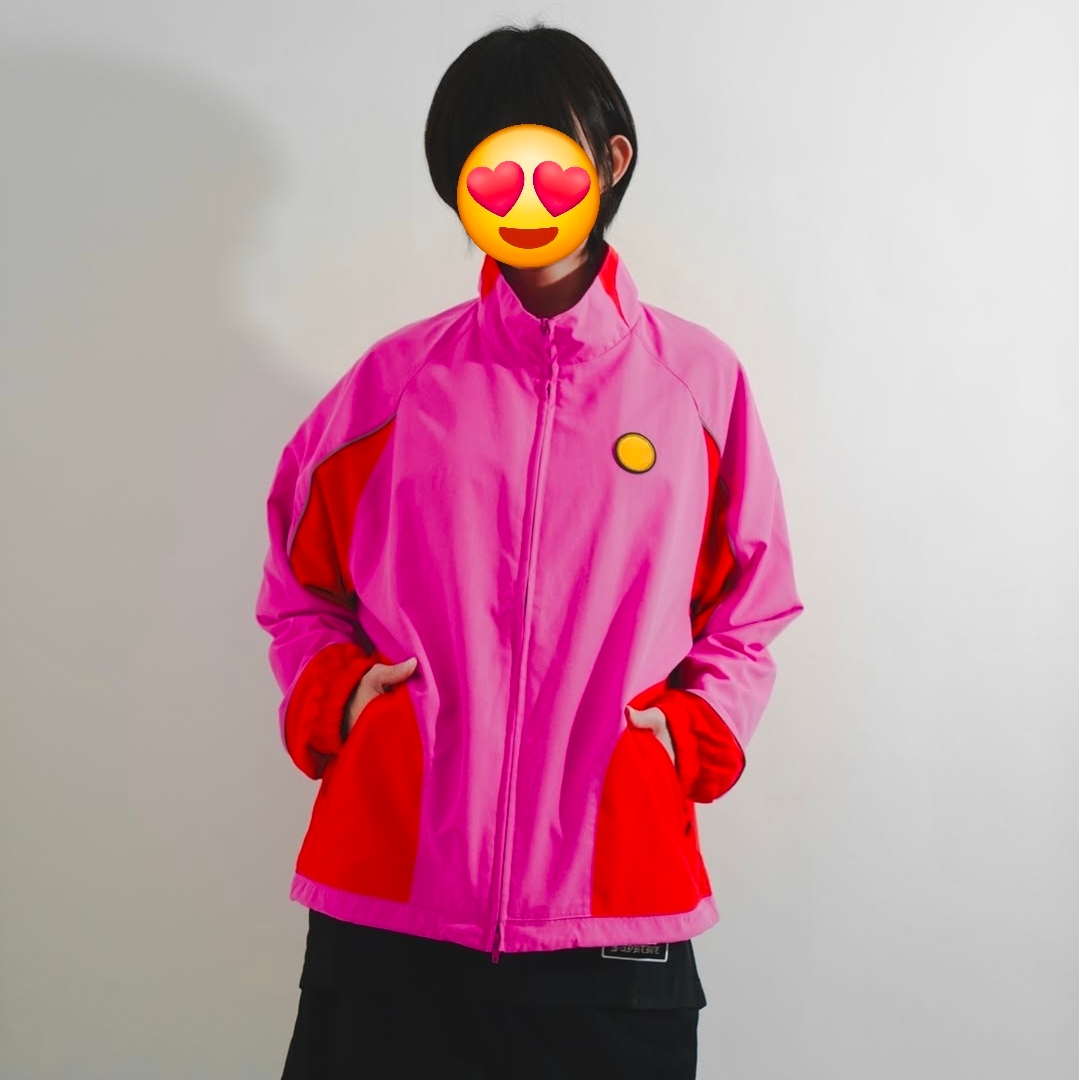 Supreme x Jordan Track Jacket Pink - 26SS 착용 스타일 - 4