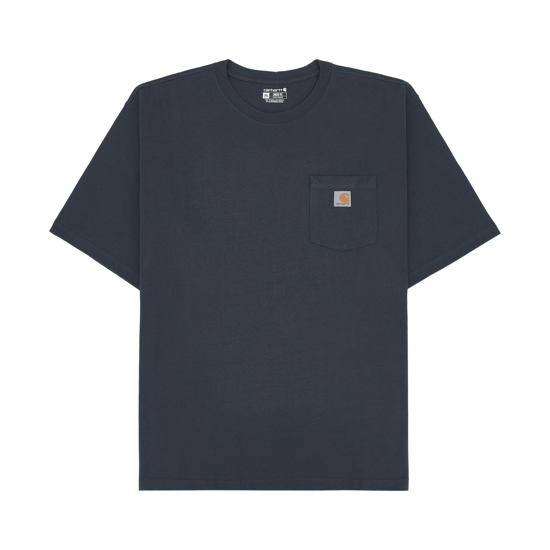 칼하트 루즈 핏 헤비웨이트 레귤러 숏슬리브 포켓 티셔츠 블루스톤(Carhartt Loose Fit Heavyweight Regular Short Sleeve Pocket T-Shirt Bluestone)