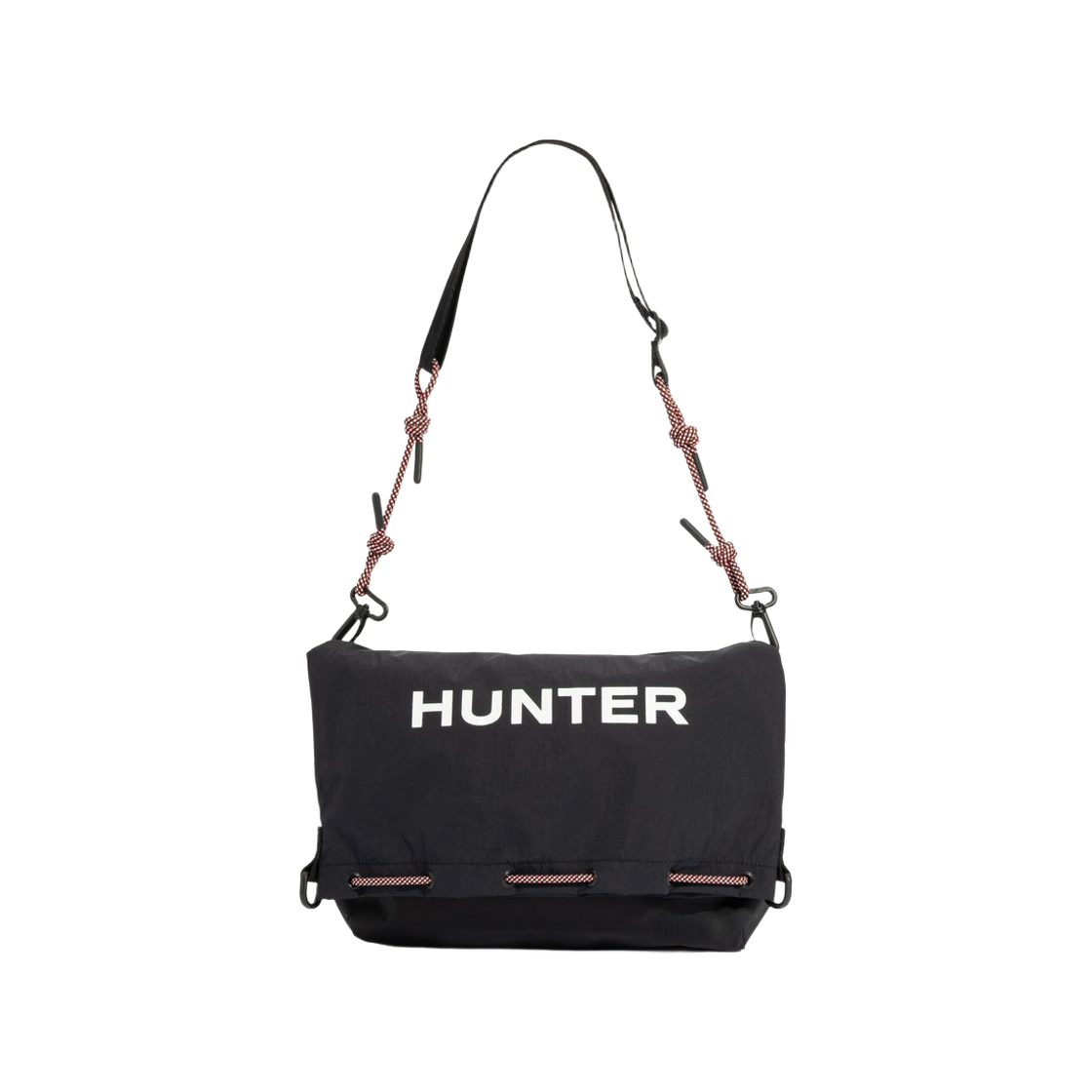 헌터 트래블 멀티펑션 사코슈 블랙 레드 박스 로고(Hunter Travel Multifunction Sacoche Black Red Box Logo)
