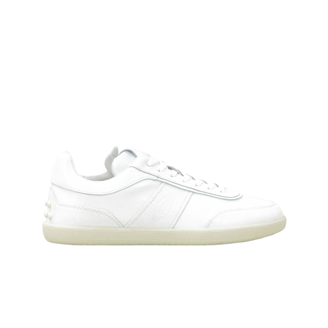 [17% 쿠폰] 토즈 탭스 레더 스니커즈 화이트([17% 쿠폰] Tod's Tabs Leather Sneakers White) - 1