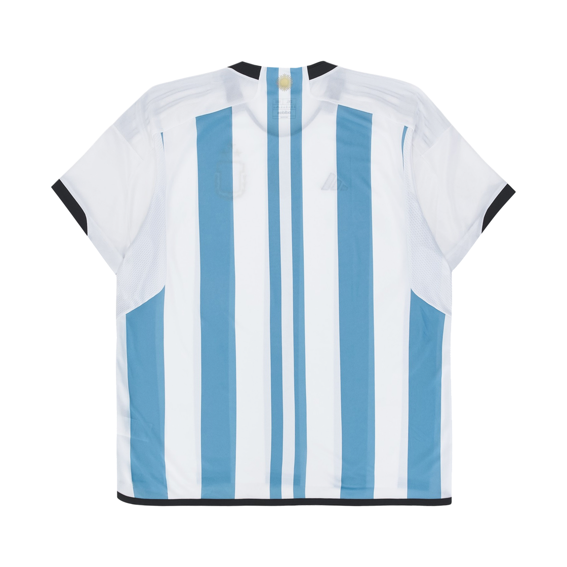 아디다스 아르헨티나 2022 위너 3-스타 홈 저지 화이트 라이트 블루 - US 사이즈 (논 마킹 버전)(Adidas Argentina Home Jersey 2022 Winners 3-Star White Light Blue - US Sizing (Non Marking Ver.)) - 2