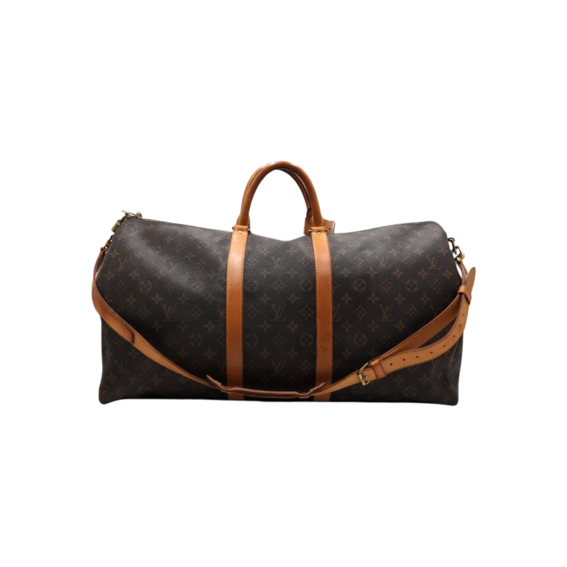 ITJPH2UBG4H7 Louis Vuitton Monogram Canvas Keepall 55 Travel Tote & Shoulder Bag