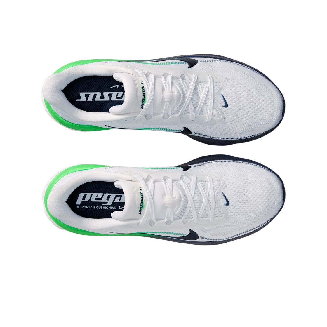 나이키 에어 줌 페가수스 42 화이트 그린 스파크(Nike Air Zoom Pegasus 42 White Green Spark) - 2