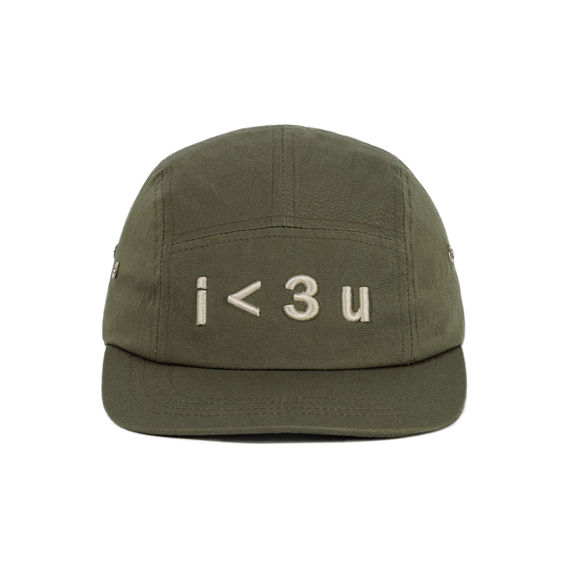 어글리쉐도우 아이러브유 캠프 캡(카키)(Uglyshadow I < 3 U Camp Cap(Khaki))