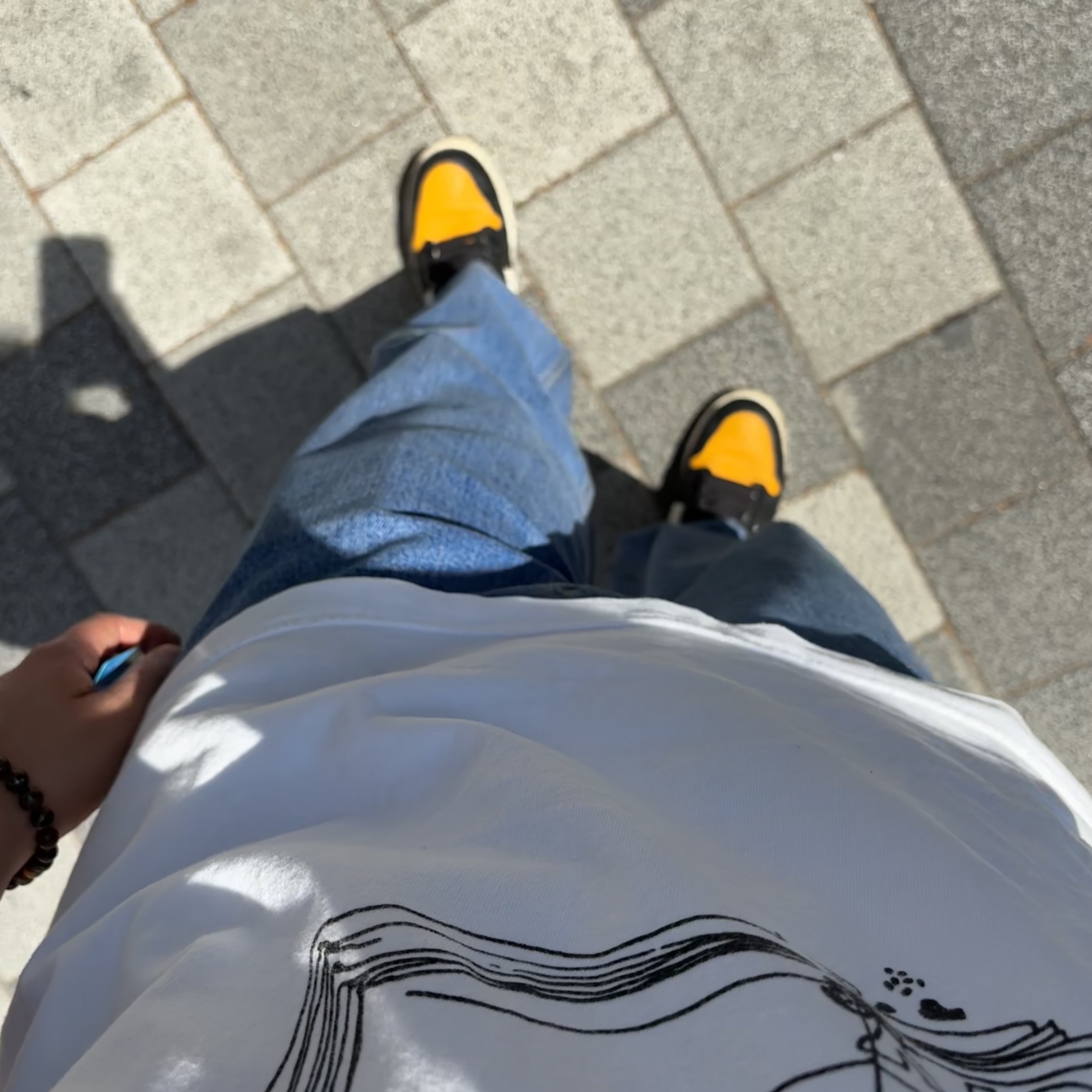 Jordan 1 Retro High OG Taxi 착용 스타일 - 1