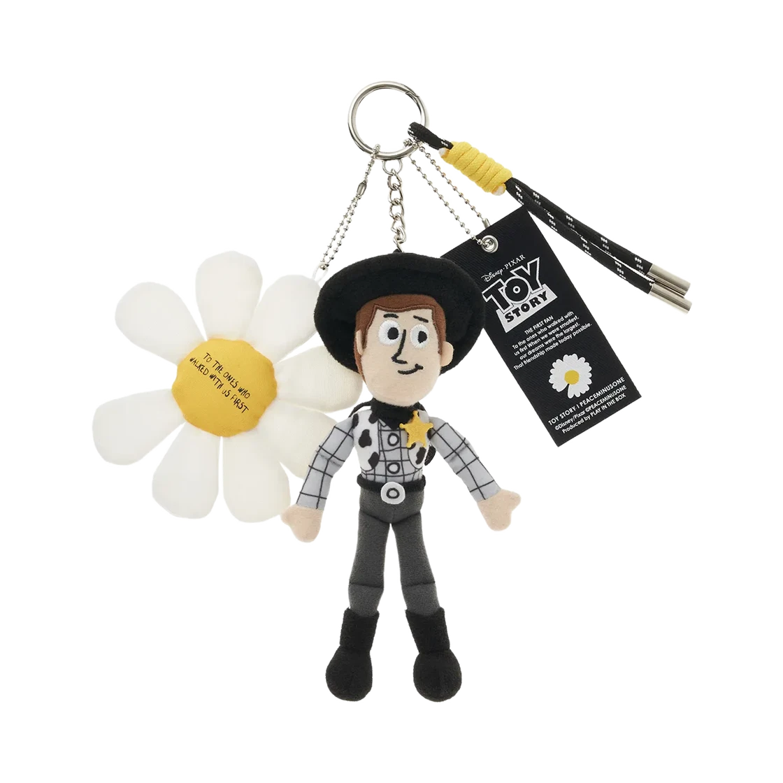 Peaceminusone Peaceminusone x Toy Story The First Fan Plush Keyring Woody · ONE SIZE