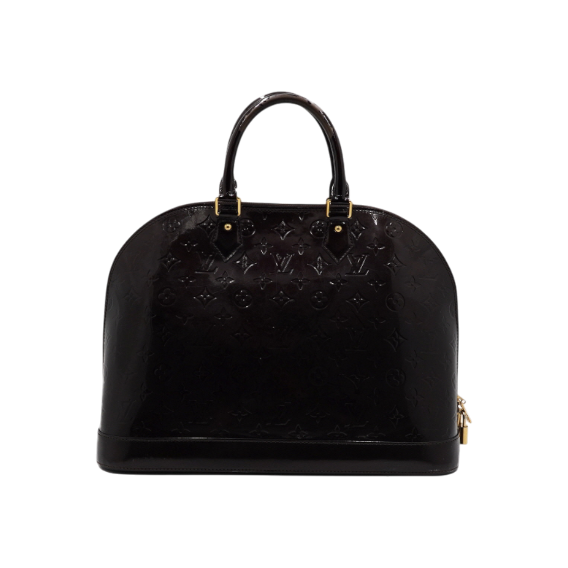 ITAS99RHFRHD Louis Vuitton Monogram Vernis Amarante Alma GM Tote Bag