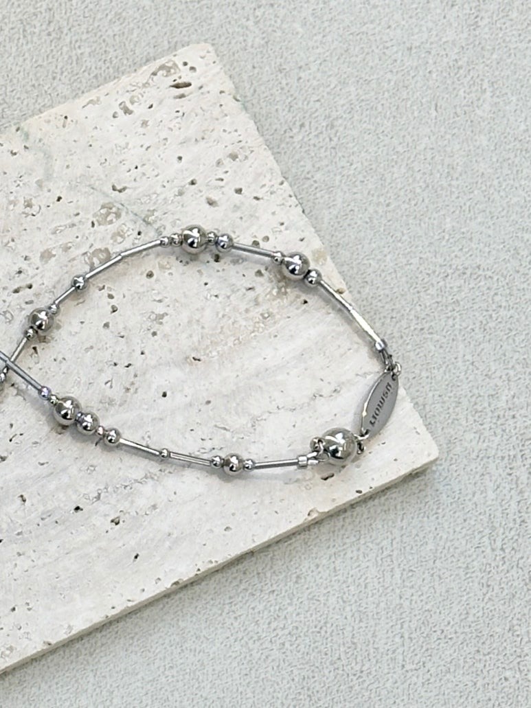 Riomeu Silver Melody Necklace 착용 스타일 - 5