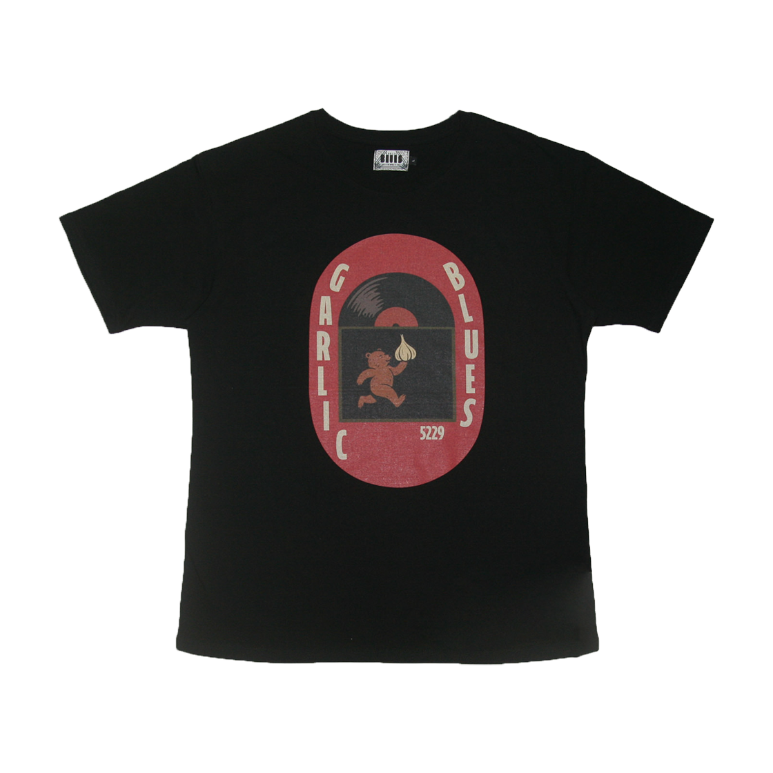 갈릭블루스 01 "런" 티셔츠 블랙(GARLICBLUES 01 "Run" T-Shirt Black)