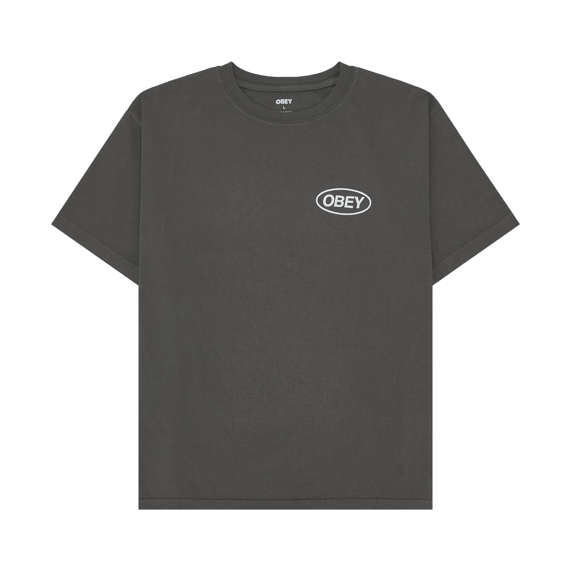 오베이 코드 피그먼트 티셔츠 피그먼트 더스티 블랙(Obey Code Pigment T-Shirt Pigment Dusty Black) - 2