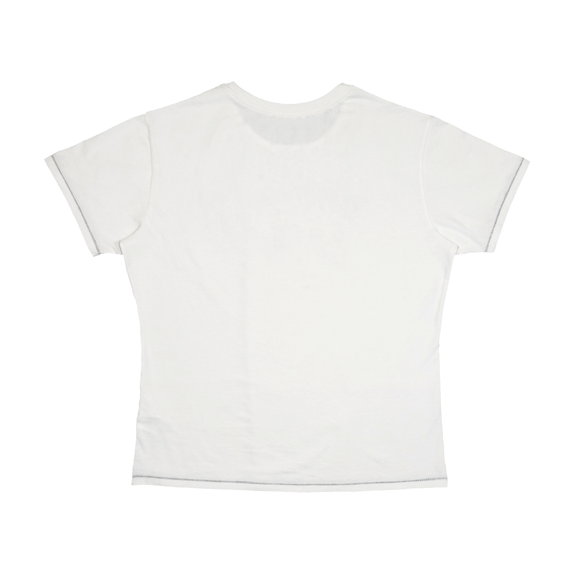 갈릭블루스 04 "갈릭 블루스" 아플리케 로고 티셔츠 화이트(GARLICBLUES 04 "Garlic Blues" Appliqué Logo T-Shirt White) - 4