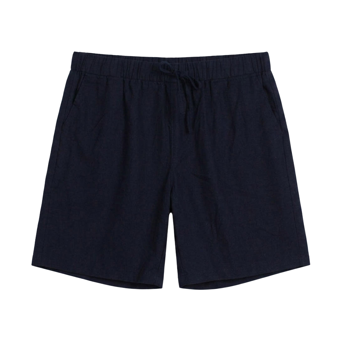 지크립 스트링 밴딩 린넨 반바지 네이비(GCLIP String Banding Linen Shorts Navy)