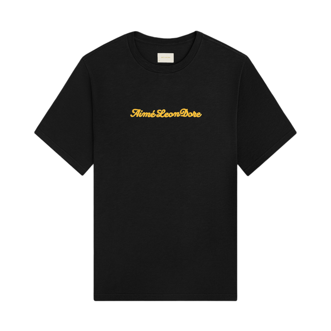 - Aime Leon Dore Puff Print Slub Logo T-Shirt Jet Set
